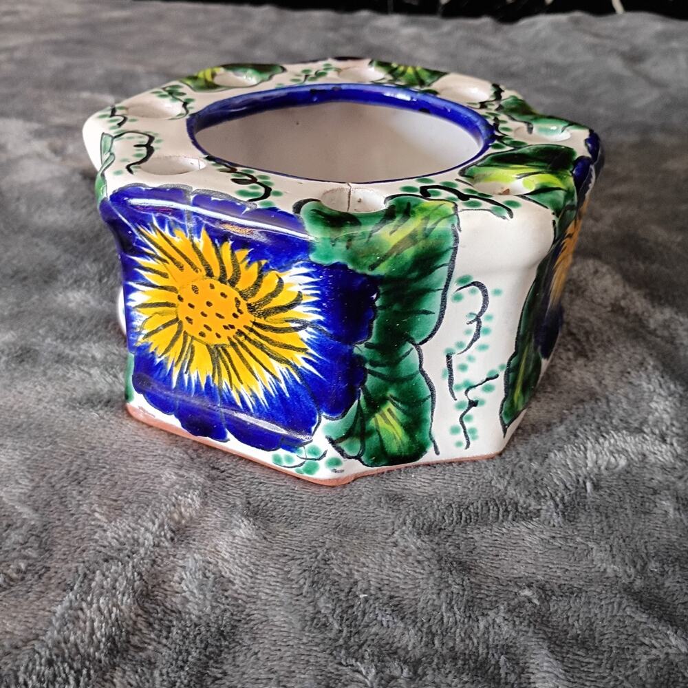 talavera pottery toothbrush Holder